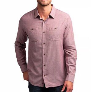 Travis Mathew Medium Purple Shirt Long Sleeve